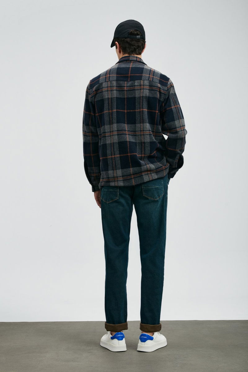 Lufian Erkek Tımothı Spor Slim Fit Jean Pantolon 112200228 Mavi - 4