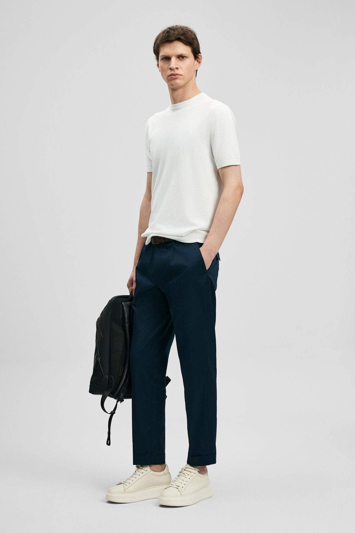 Lufian Erkek Tıno Modal Karışımlı Kazak 111090156 Kırık Beyaz - 2