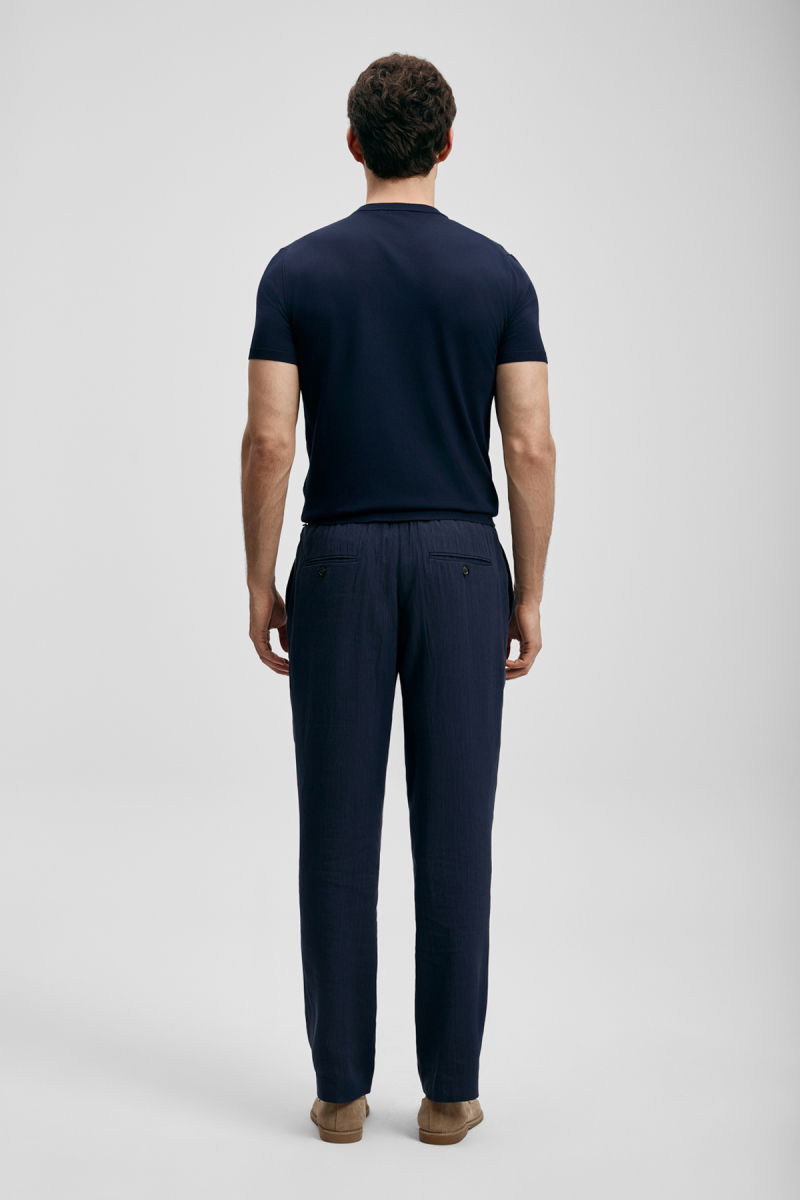 Lufian Erkek Tıno Modal Karışımlı Kazak 111090156 Koyu Lacivert - 4