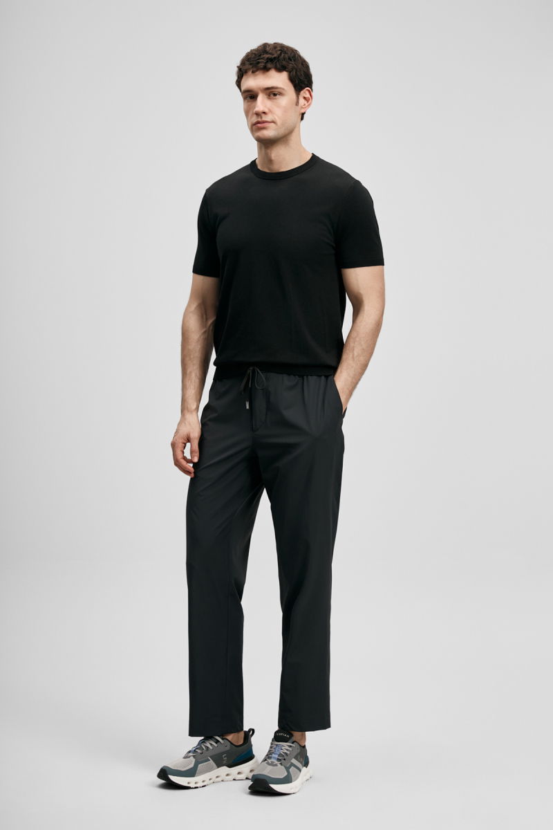 Lufian Erkek Tıno Modal Karışımlı Kazak 111090156 Siyah - 2