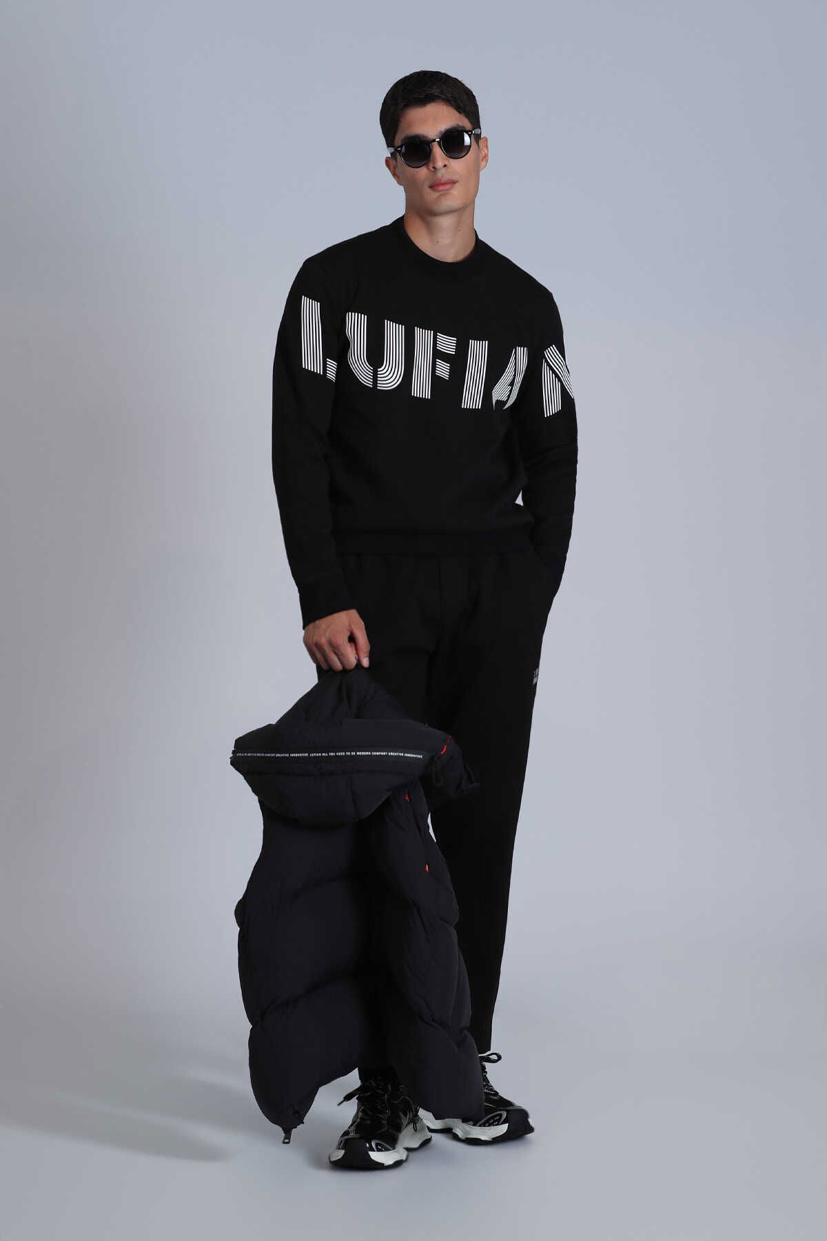 Lufian Erkek Todillo Sweatshirt 112030158 Siyah - 2