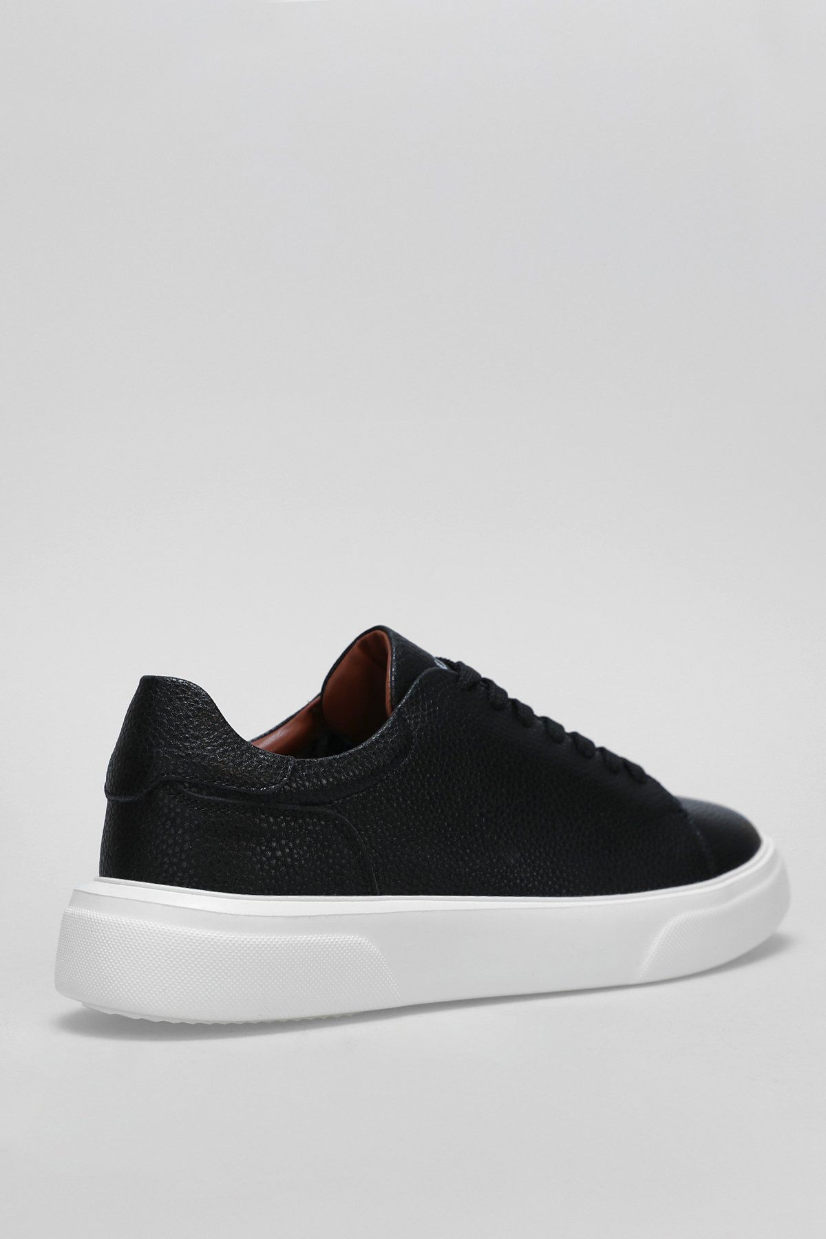 Lufian Erkek Tommy Deri Sneaker Ayakkabı 112230222 Siyah - 2