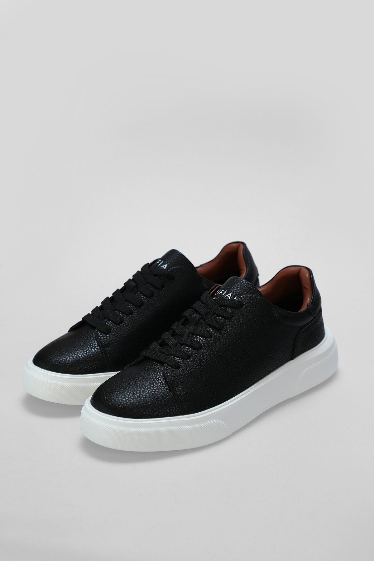 Lufian Erkek Tommy Deri Sneaker Ayakkabı 112230222 Siyah - 3
