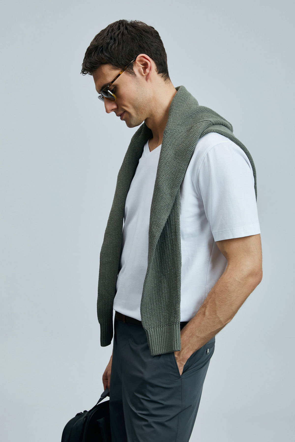 Lufian Erkek Tuna Modern Grafik T-Shirt 111020266 Beyaz - 2