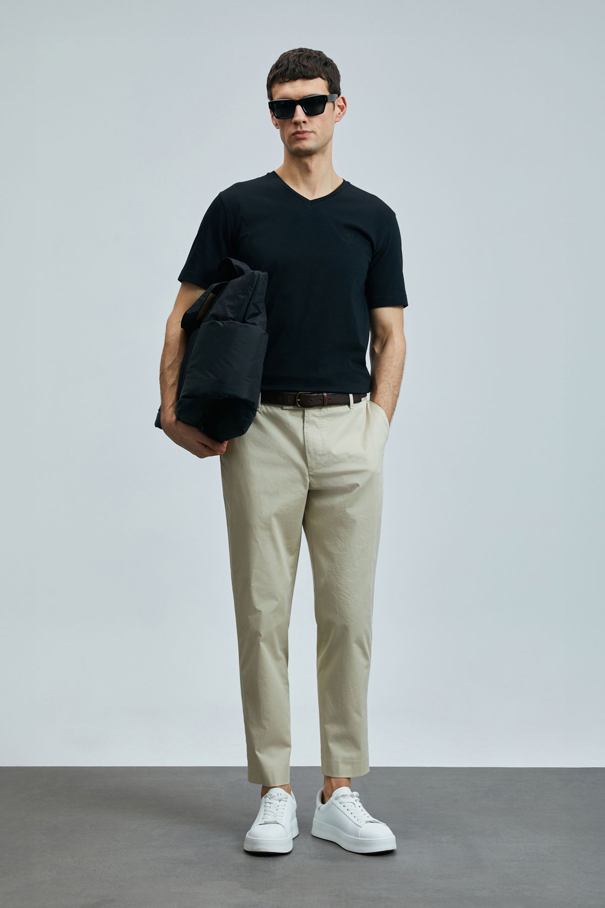 Lufian Erkek Tuna Modern Grafik T-Shirt 111020266 Siyah - 2