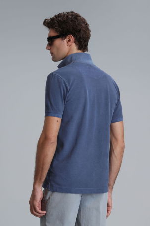 Lufian Erkek Vernon Smart Polo T-Shirt 111040163 Açık Lacivert - 4