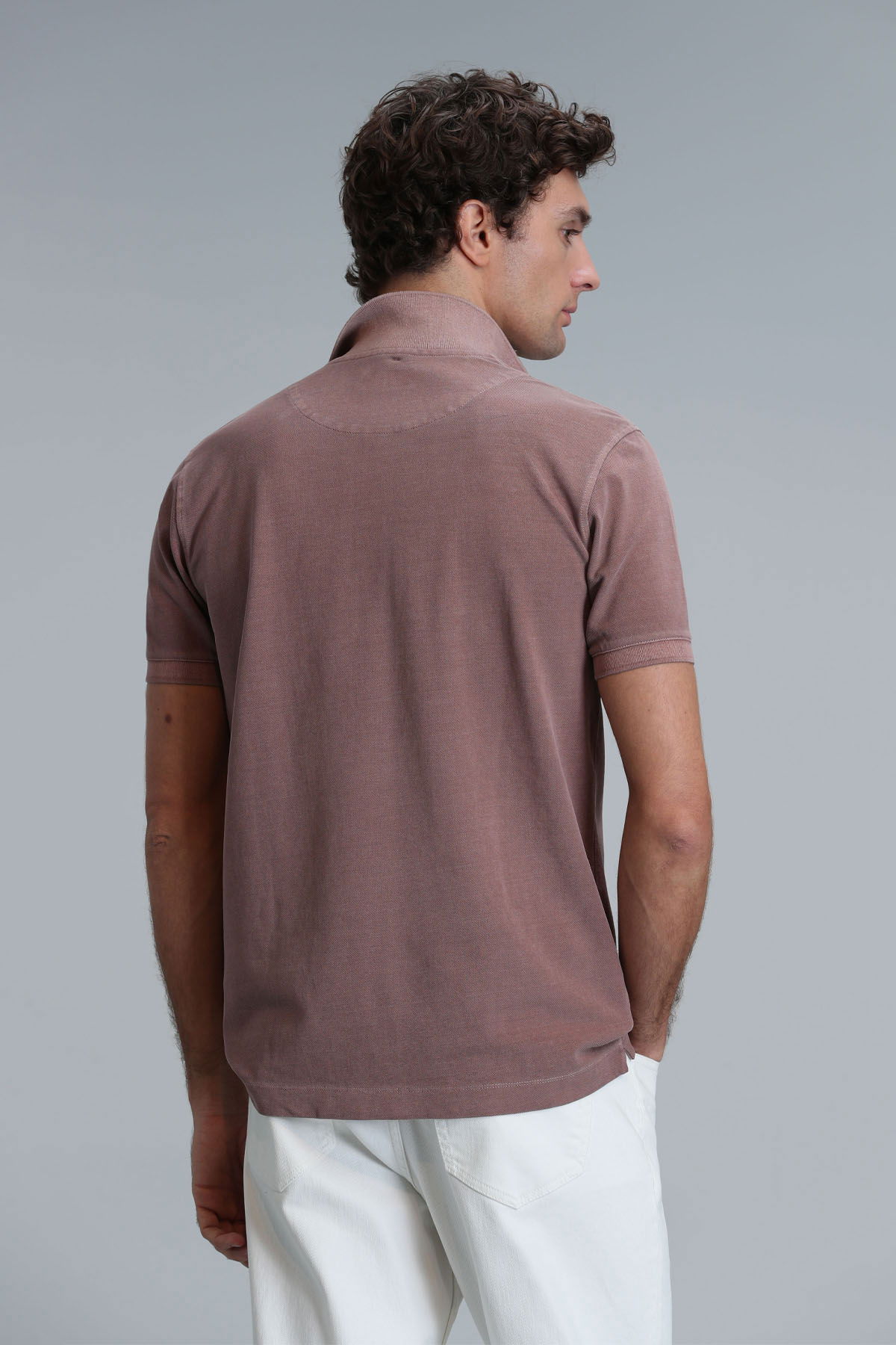 Lufian Erkek Vernon Smart Polo T-Shirt 111040163 Tarçın - 3
