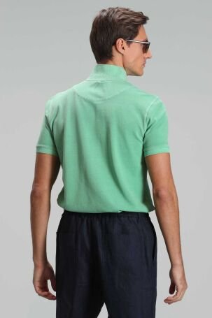 Lufian Erkek Vernon Spor Polo Yaka T-Shirt 111040121 Yeşil - 5