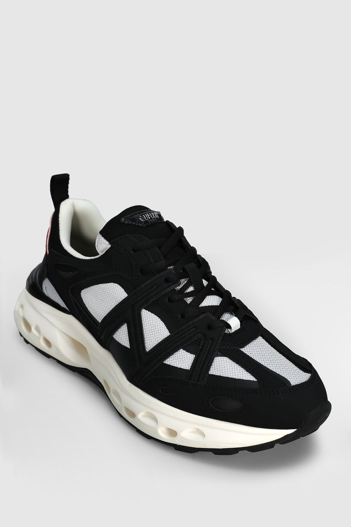 Lufian Erkek Vlad Deri Sneaker Ayakkabı 112230236 Siyah - 2