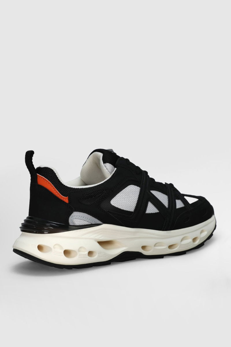 Lufian Erkek Vlad Deri Sneaker Ayakkabı 112230236 Siyah - 3