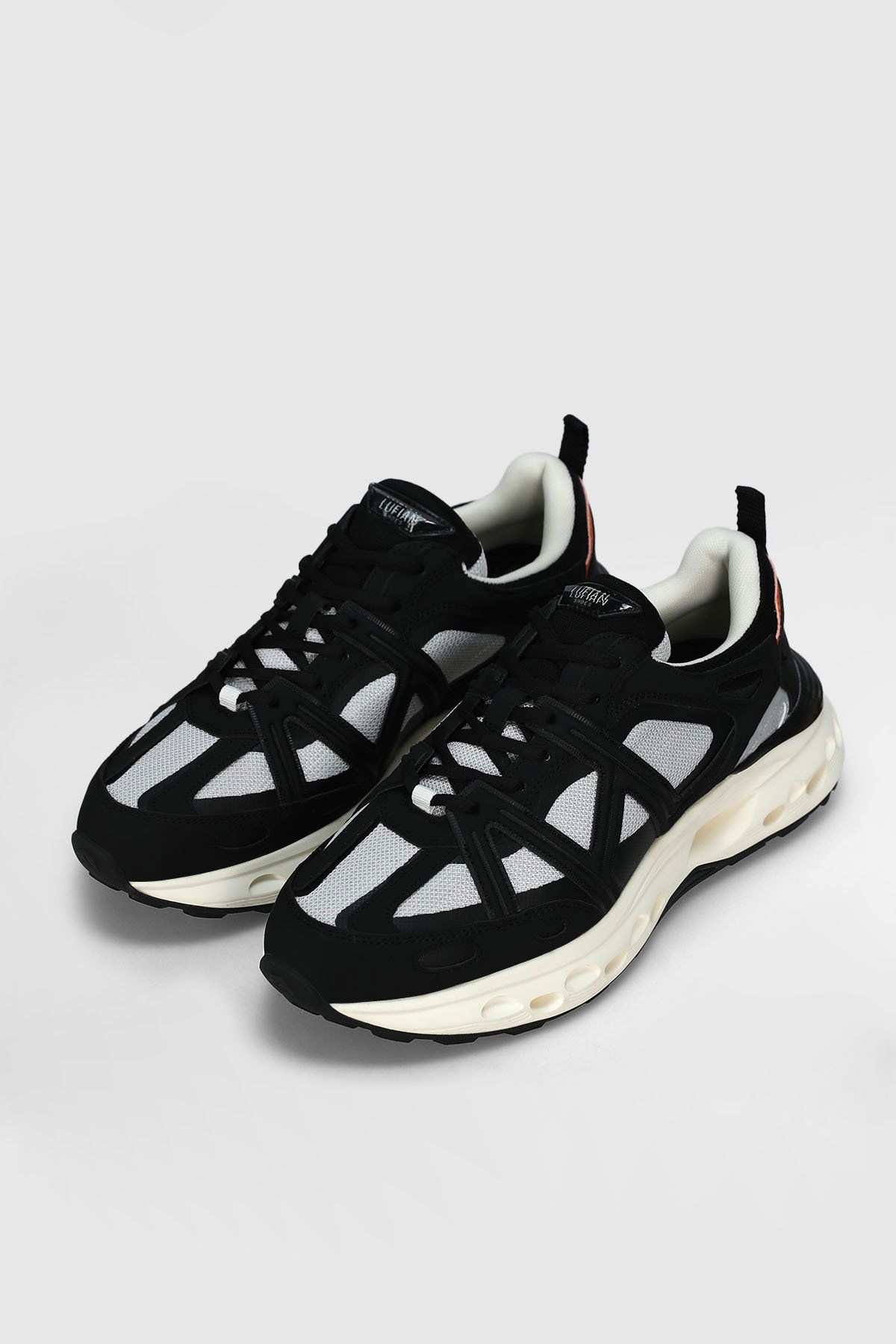 Lufian Erkek Vlad Deri Sneaker Ayakkabı 112230236 Siyah - 4