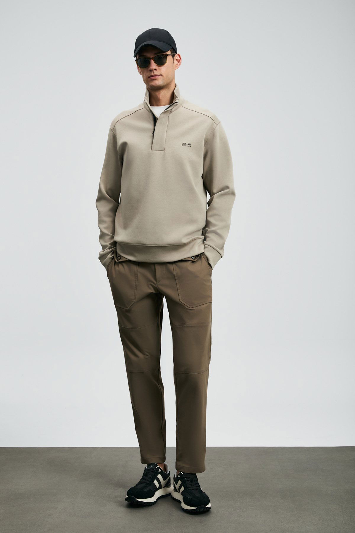 Lufian Erkek Wonder Sweatshirt 112030185 Bej - 2