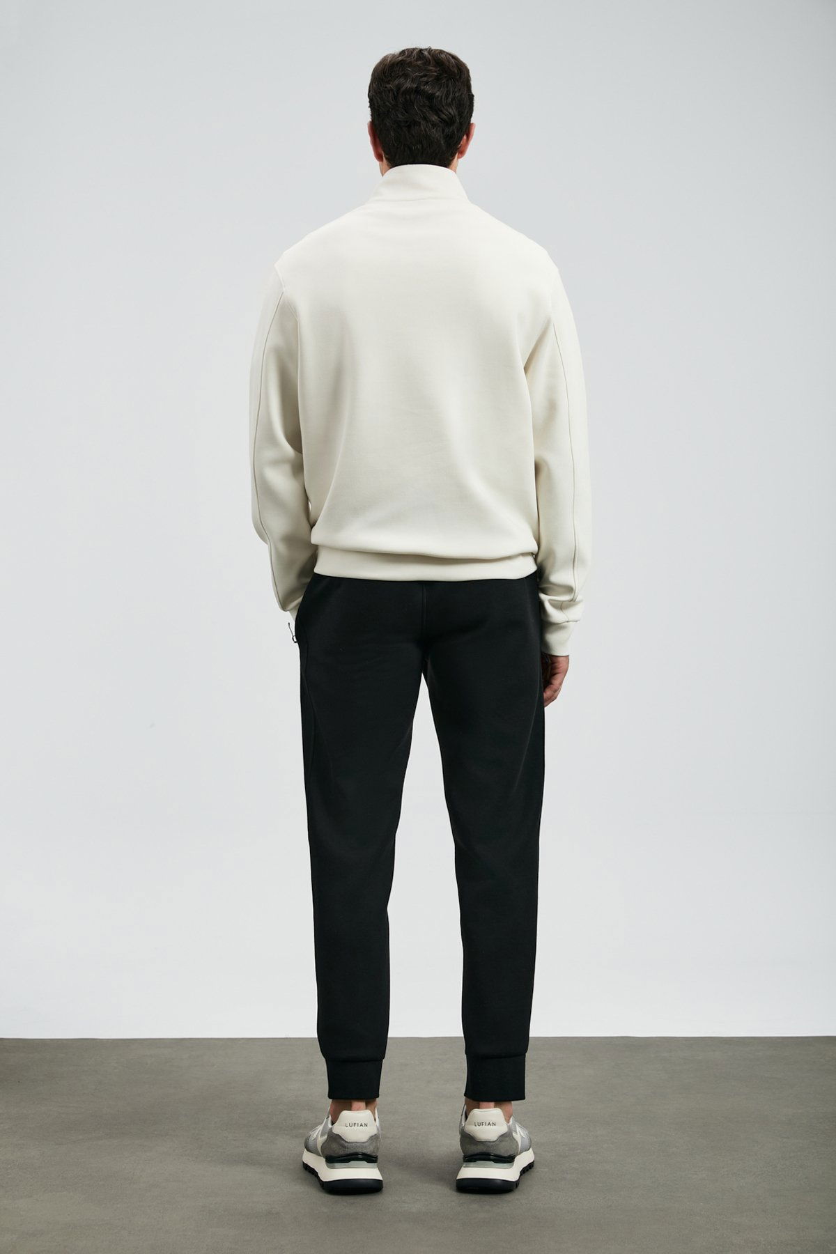 Lufian Erkek Wonder Sweatshirt 112030185 Ekru - 4