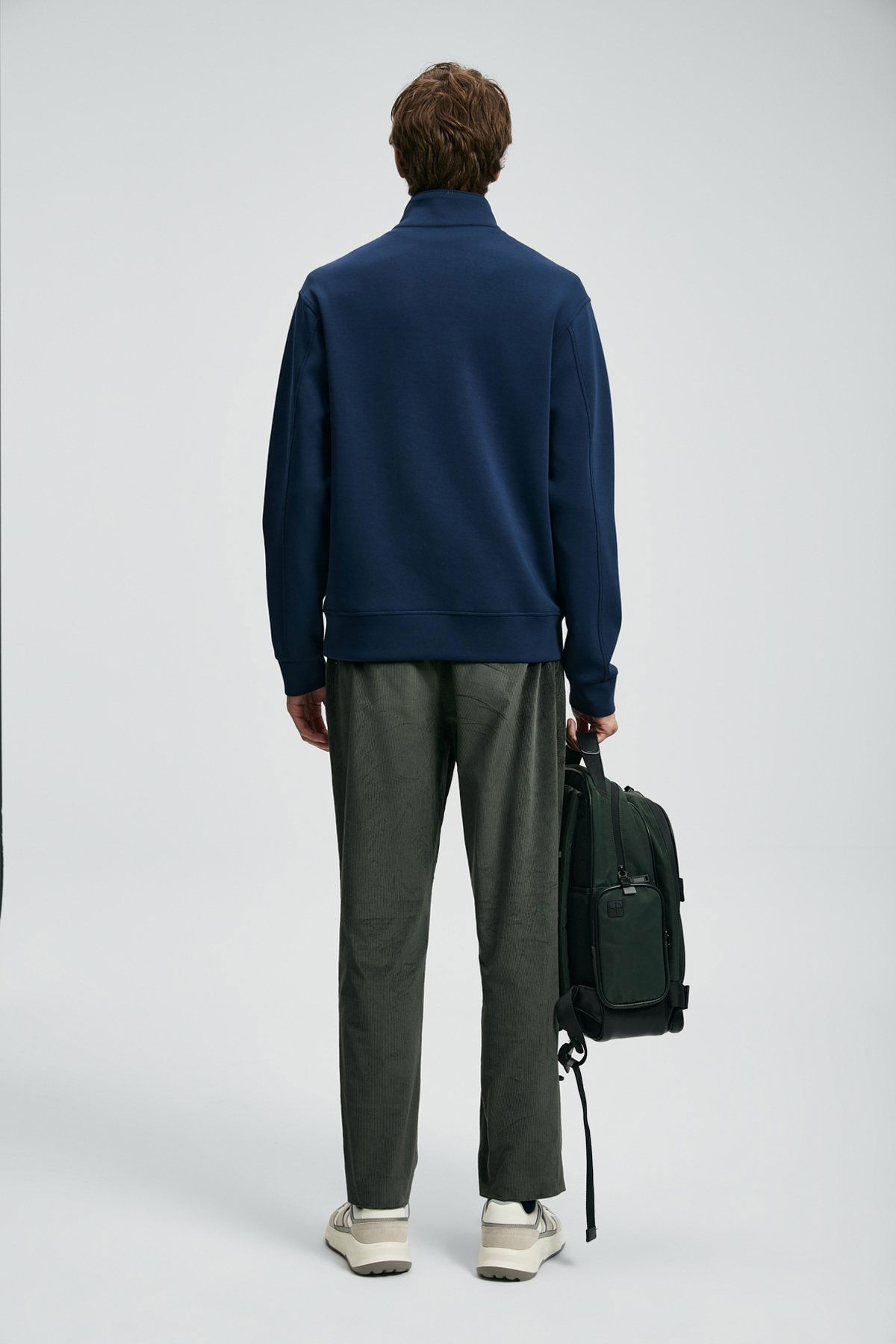 Lufian Erkek Wonder Sweatshirt 112030185 Lacivert - 4