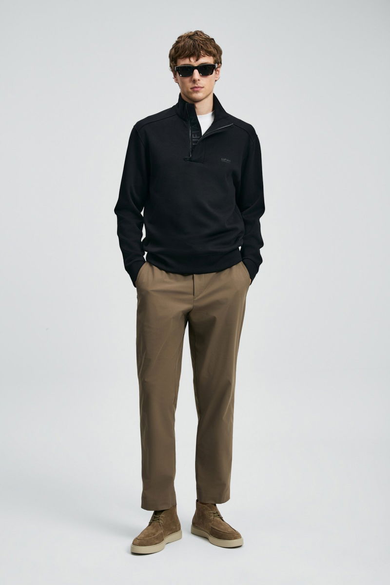 Lufian Erkek Wonder Sweatshirt 112030185 Siyah - 2
