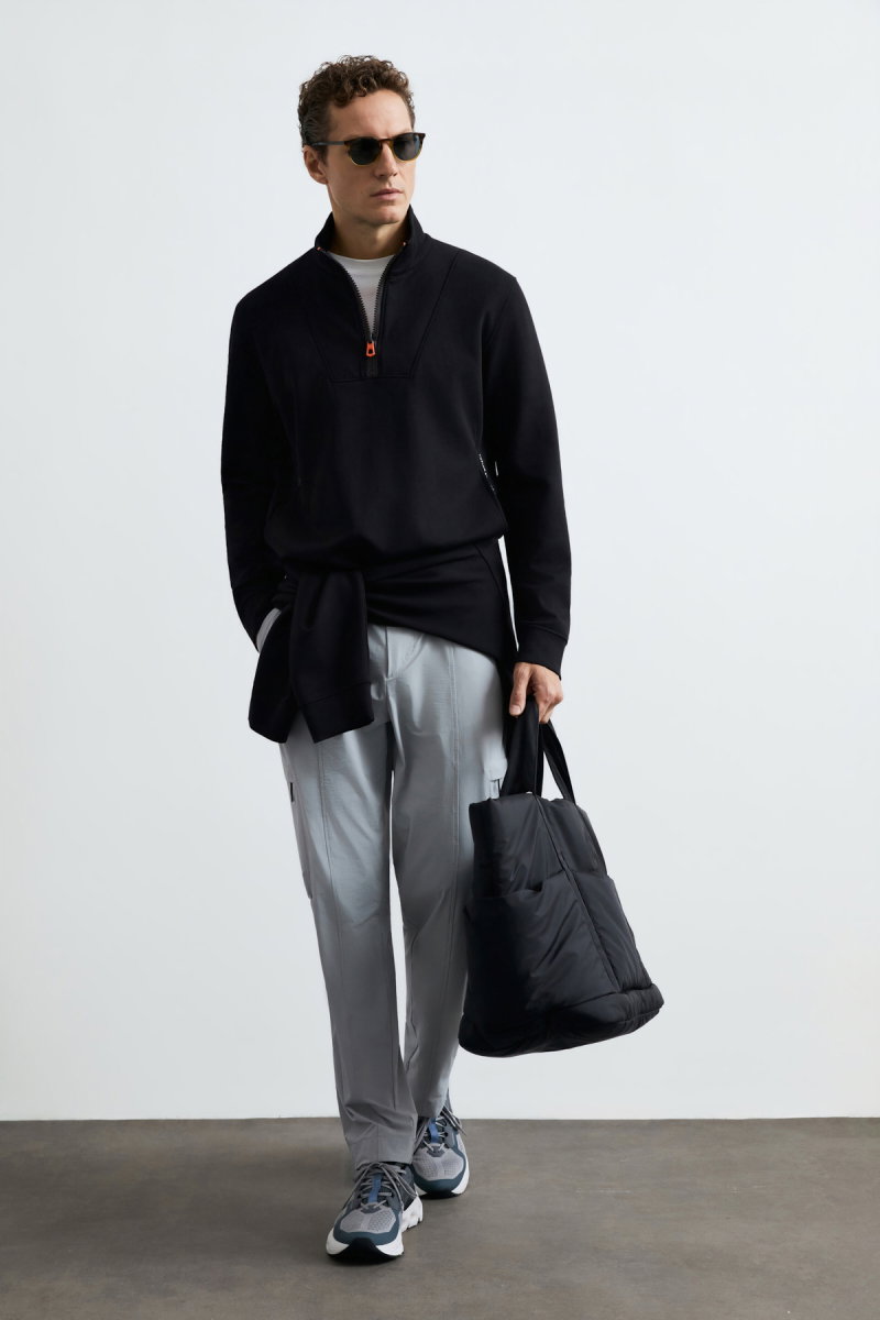 Lufian Erkek Wyatt Sweatshirt Siyah - Lufian