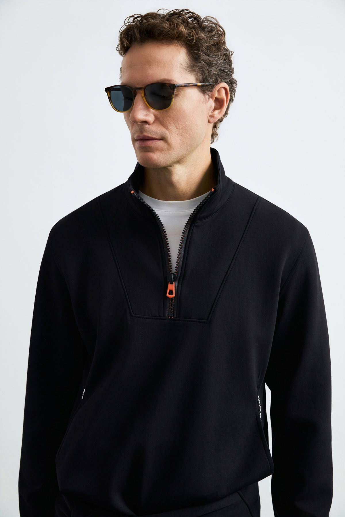 Lufian Erkek Wyatt Sweatshirt Siyah - 4