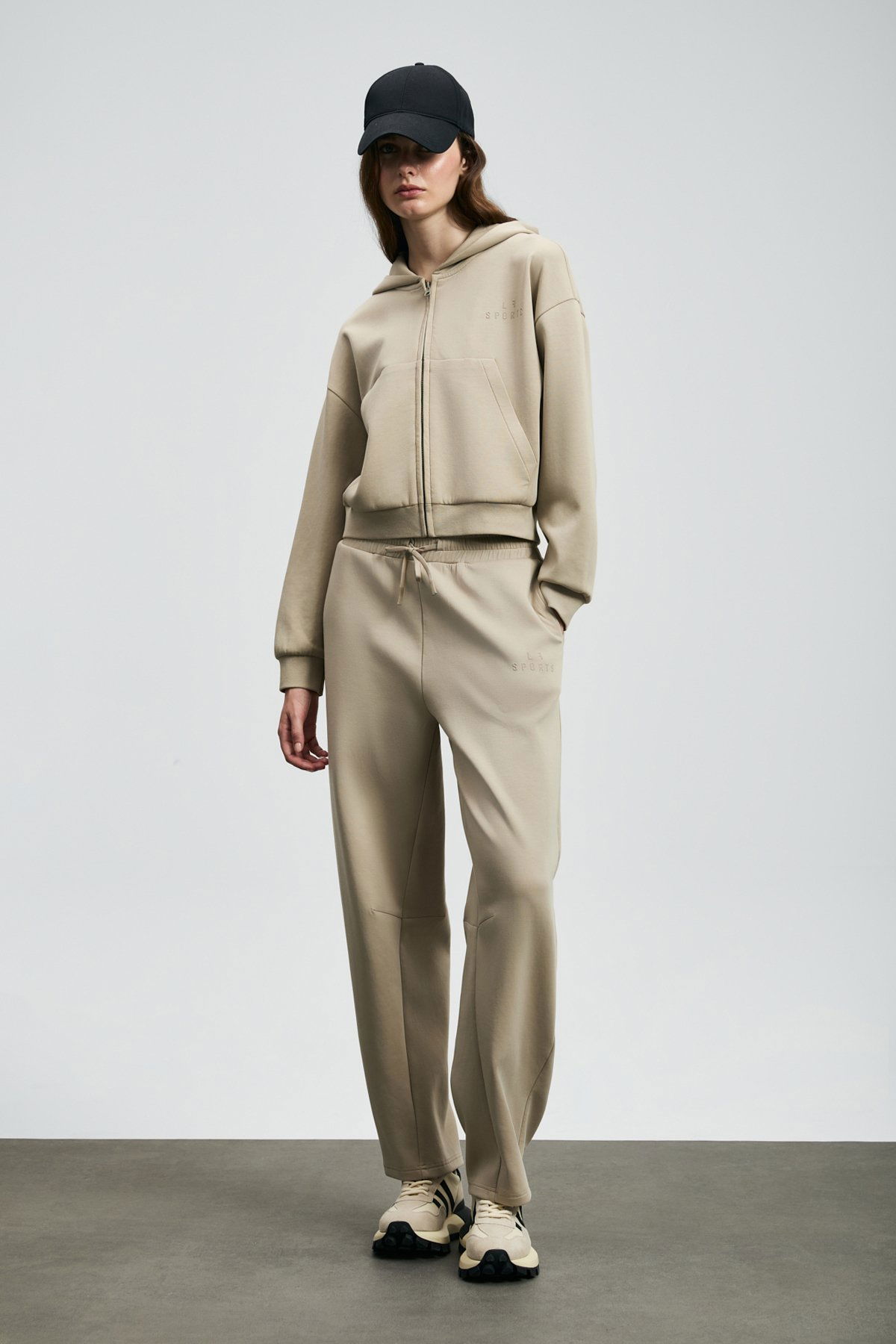 Lufian Kadın Ada Örme Eşofman Altı 122050009 Bej - 1