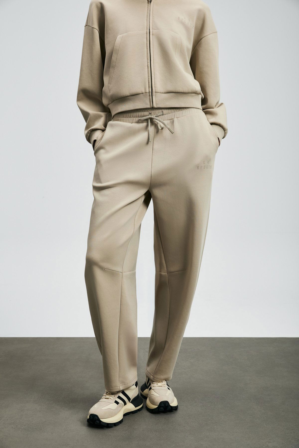 Lufian Kadın Ada Örme Eşofman Altı 122050009 Bej - 3