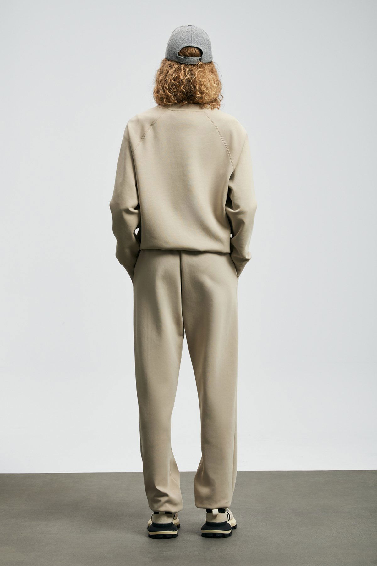 Lufian Kadın Alıce Örme Sweatshırt 122030016 Bej - 4