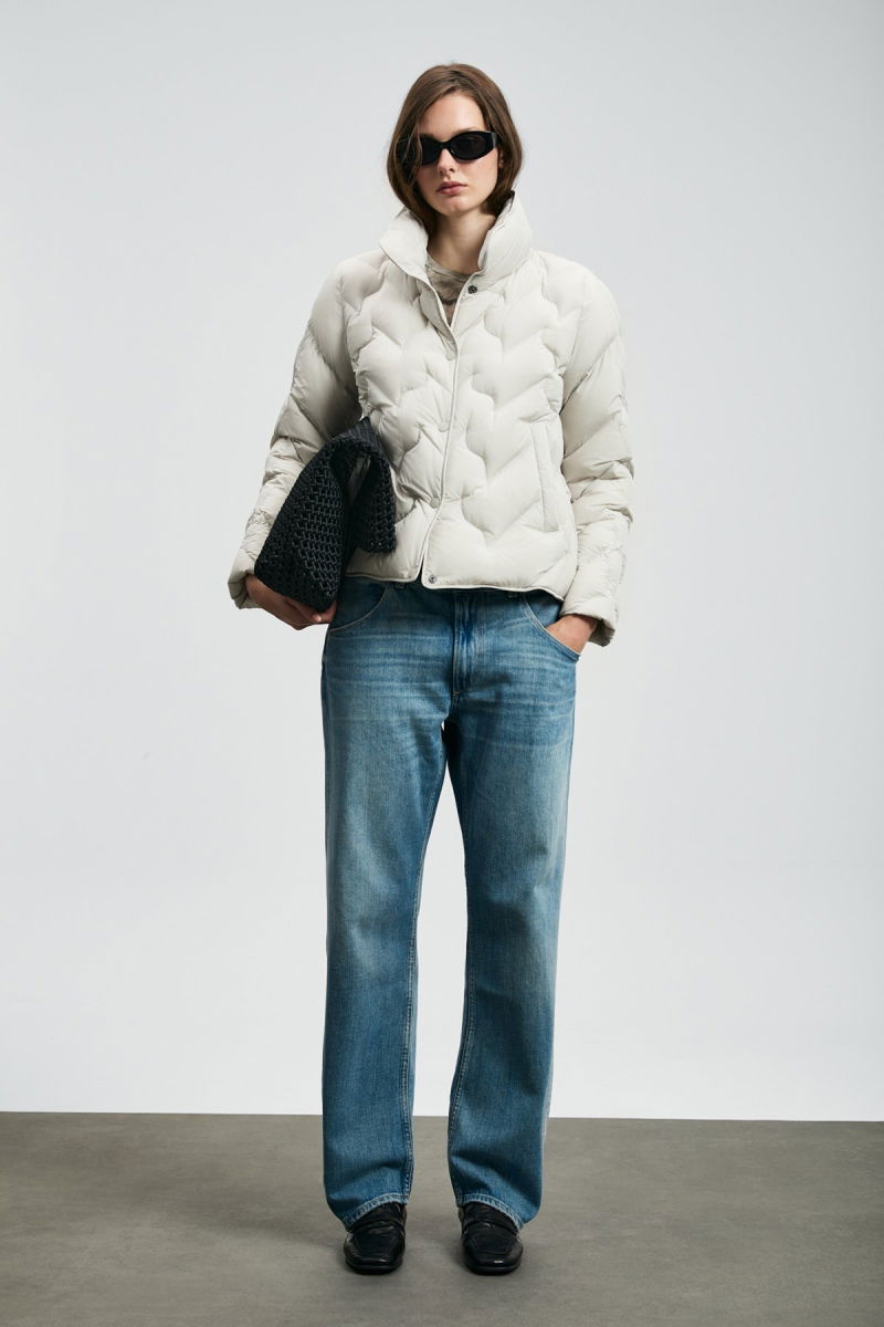 Lufian Kadın Desert Kaz Tüyü Mont 122120043 Ekru - 2