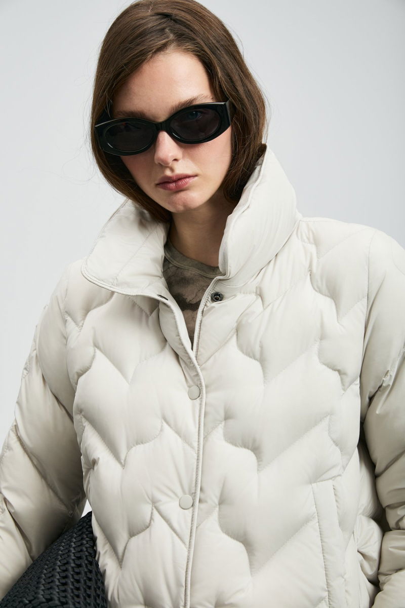 Lufian Kadın Desert Kaz Tüyü Mont 122120043 Ekru - 3