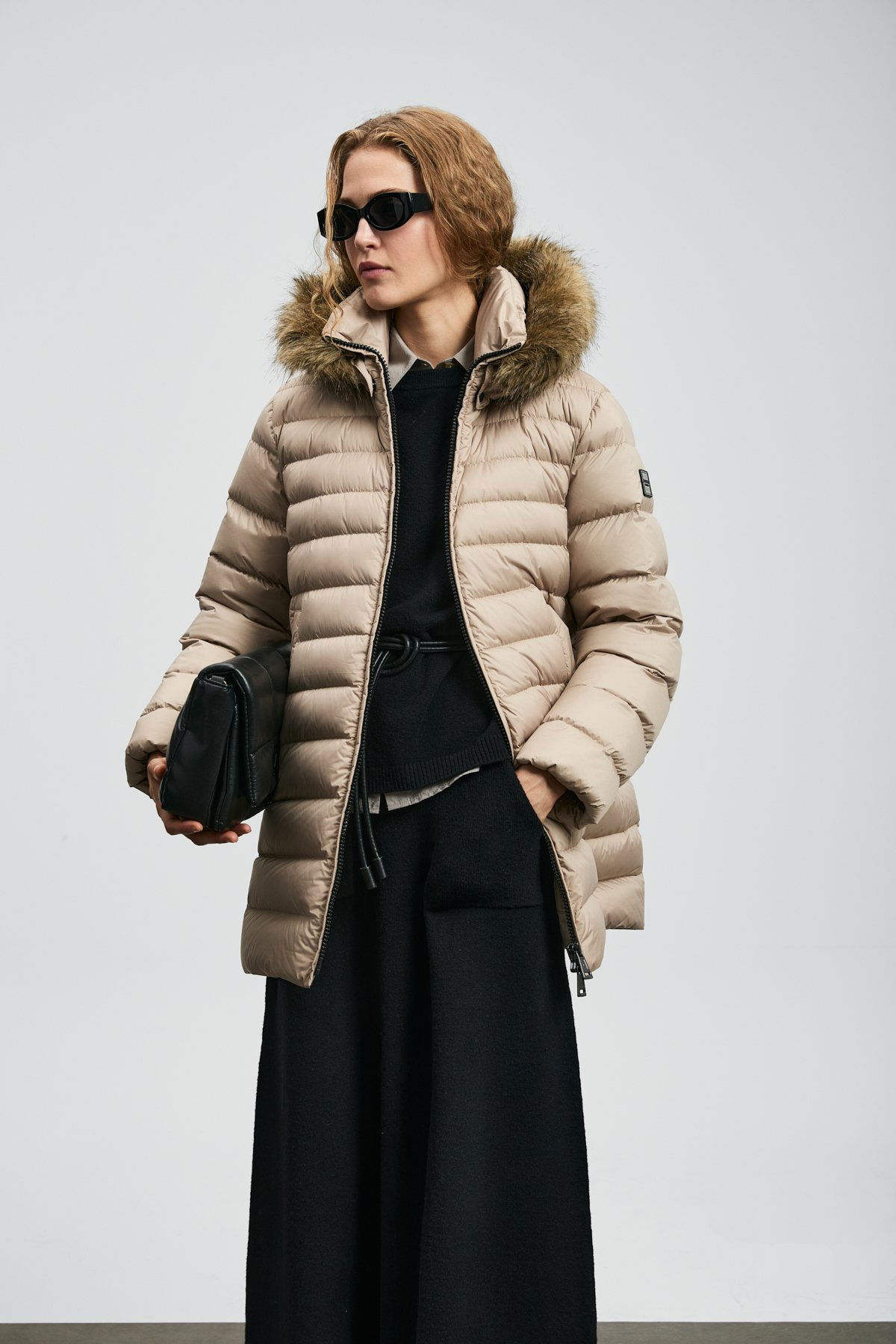 Lufian Kadın Elıt Kaz Tüyü Mont 122120049 Bej - 1