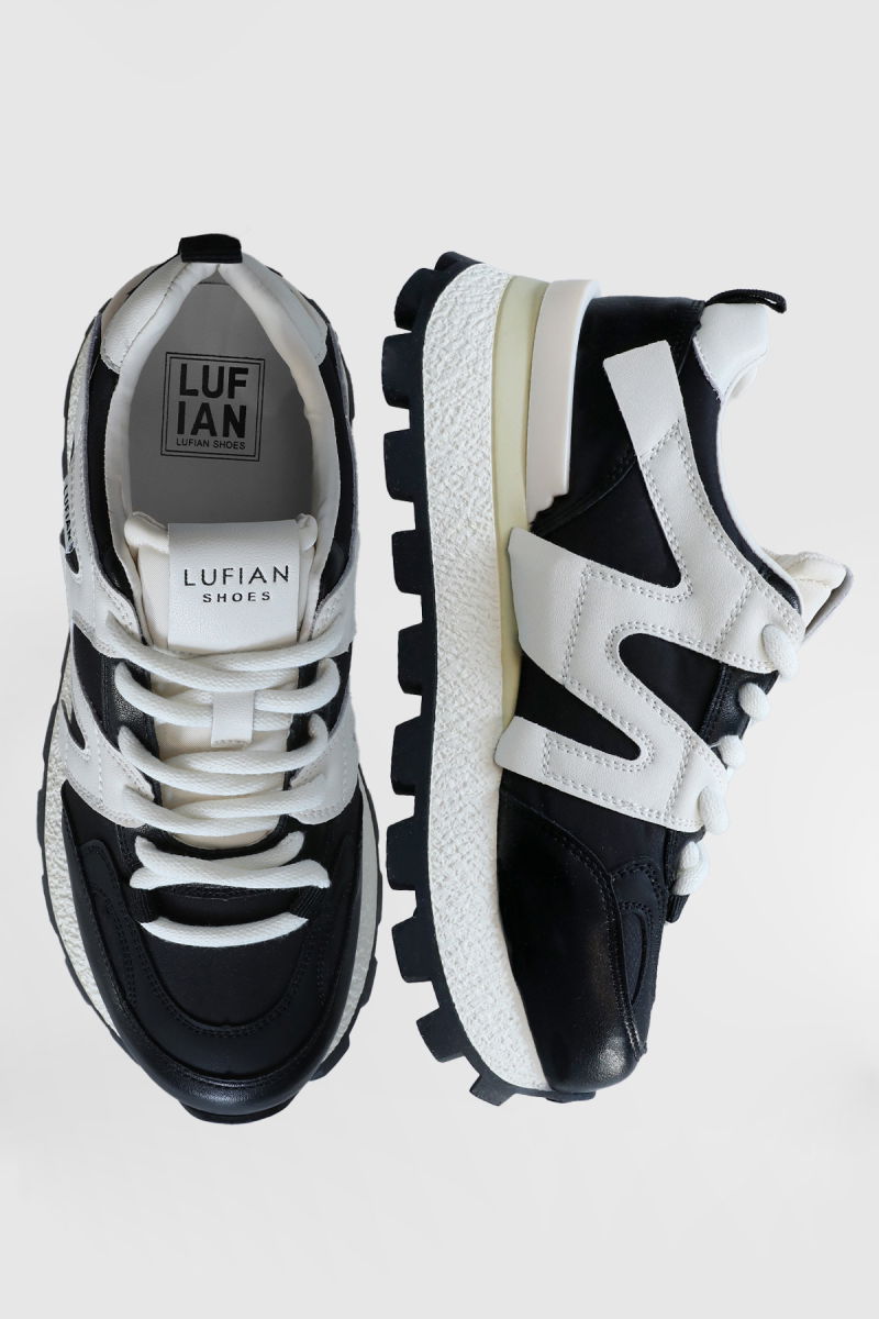 Lufian Kadın Emıly Sneaker Ayakkabı 121230019 Siyah - 5