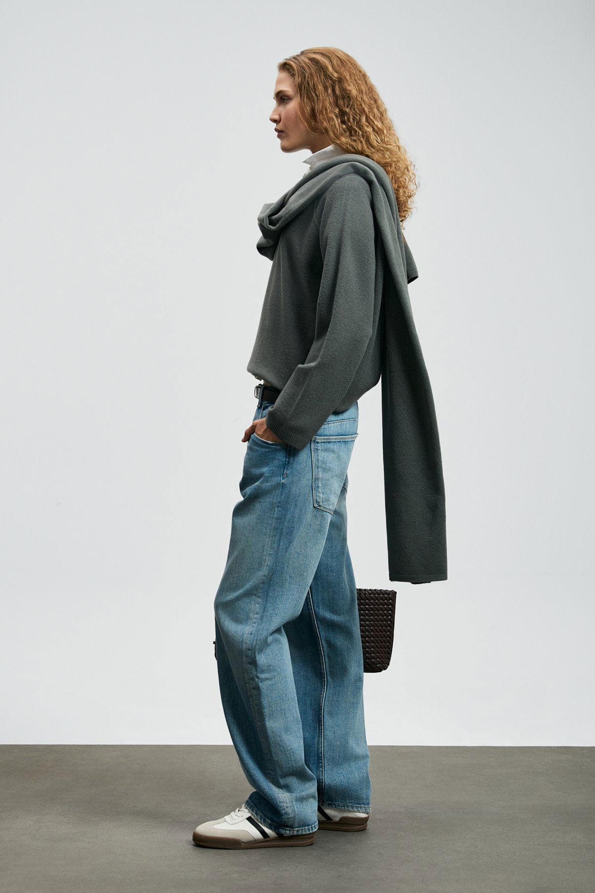 Lufian Kadın Holly Kazak 122090036 Duman Yeşili - 2