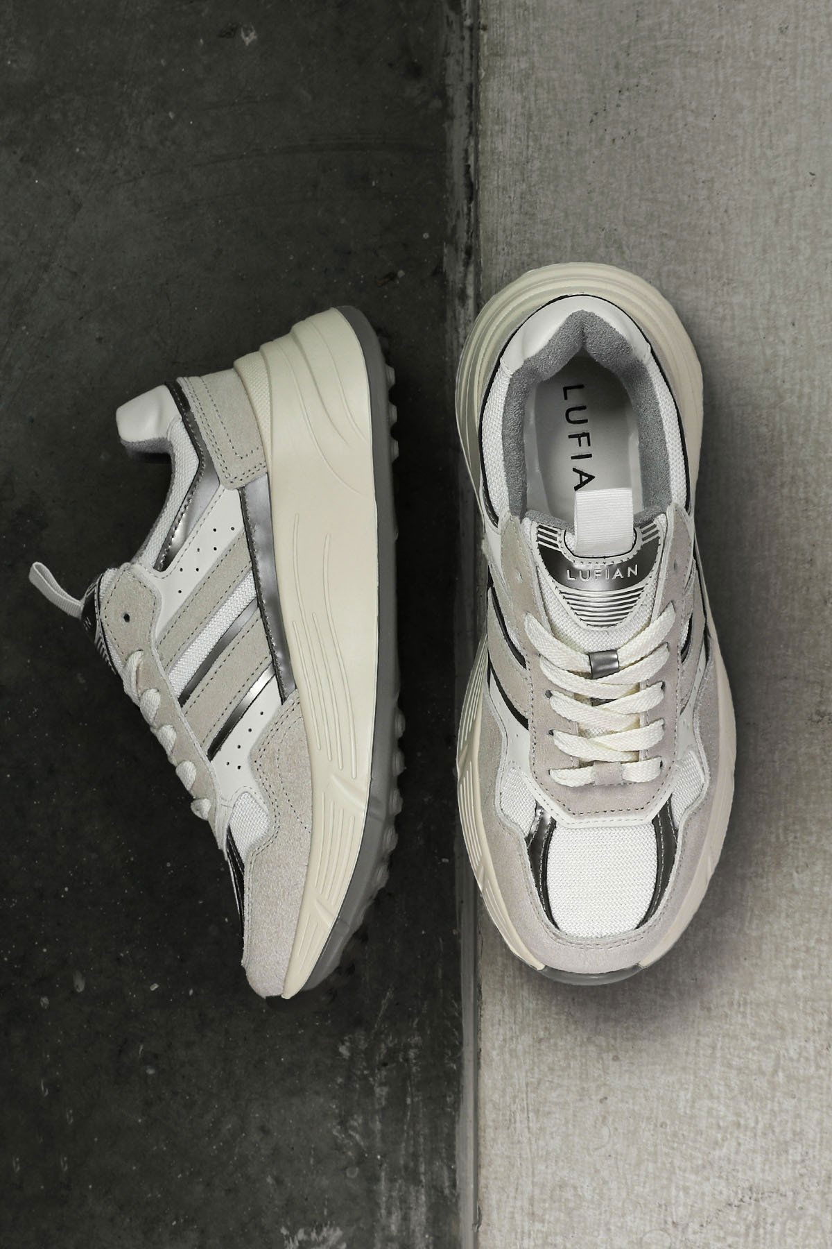 Lufian Kadın Martına Sneaker Ayakkabı 122230033 Beyaz - 3