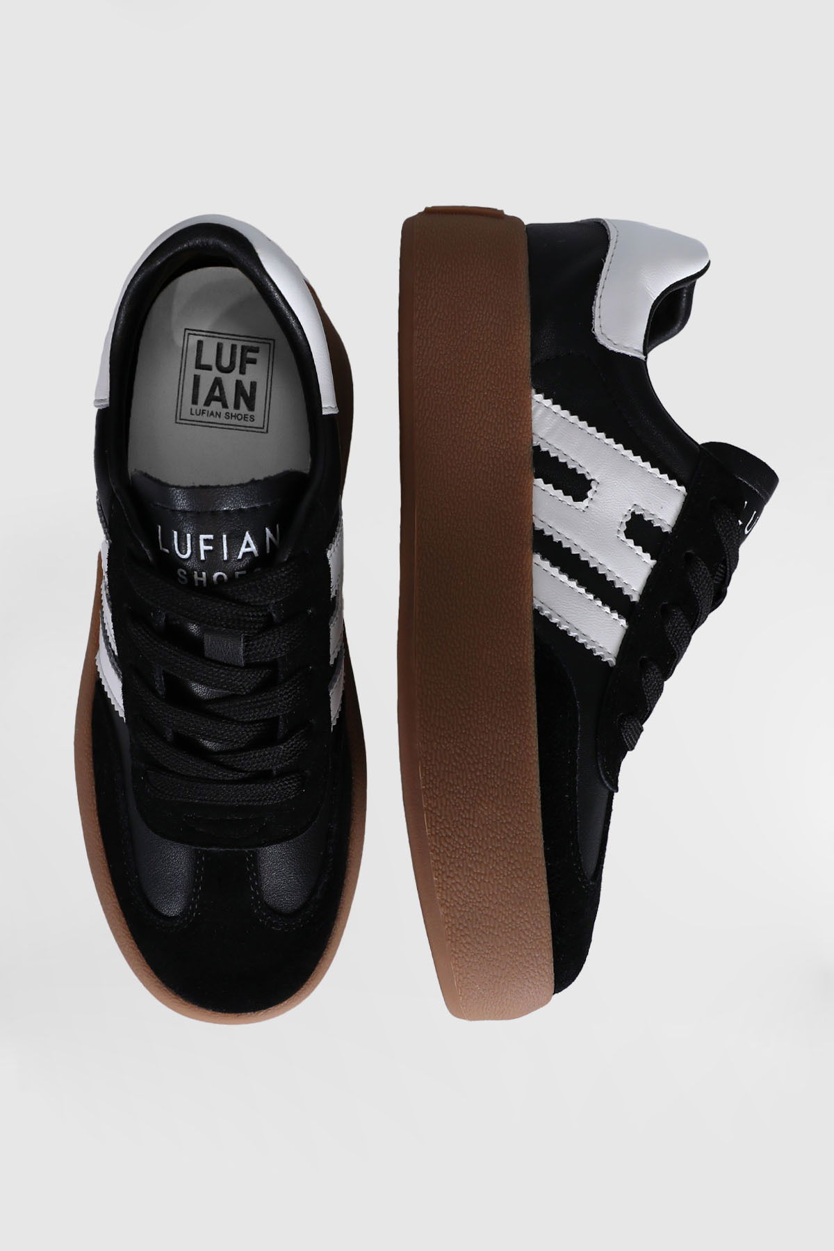 Lufian Kadın Mıra Sneaker Ayakkabı 121230050 Siyah - 5