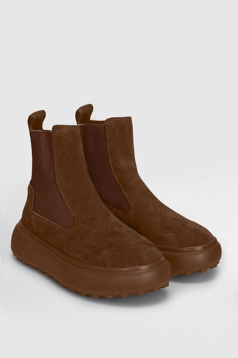 Lufian Kadın Monıca Deri Bot 122230048 Camel - 2