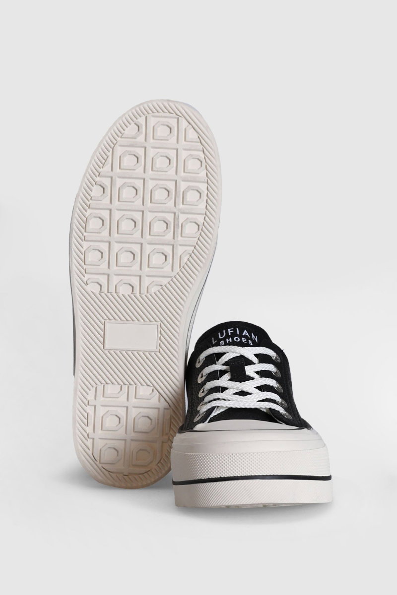 Lufian Kadın Pamela Sneaker Ayakkabı 121230091 Siyah - 4