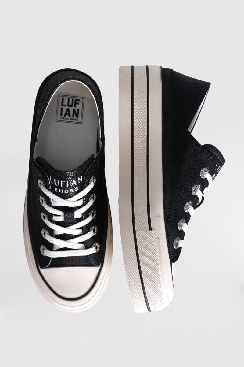 Lufian Kadın Pamela Sneaker Ayakkabı 121230091 Siyah - 5