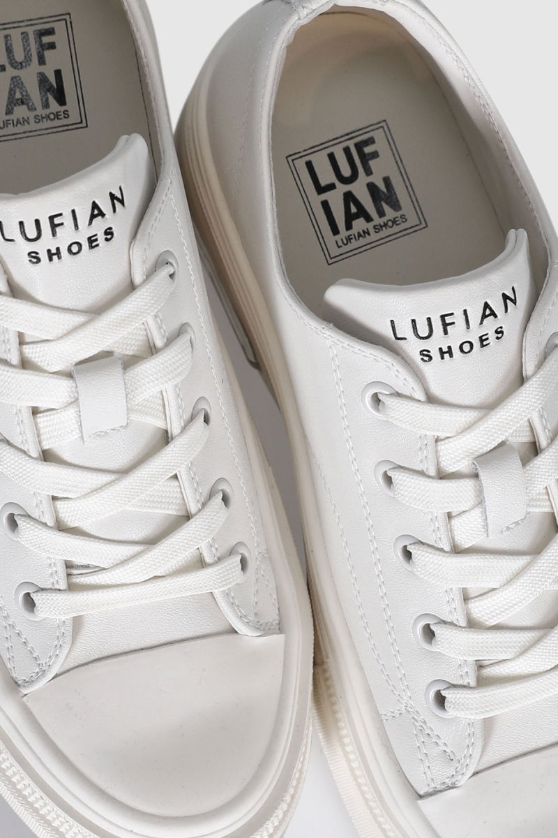 Lufian Kadın Perla Sneaker Ayakkabı 121230022 Beyaz - 3