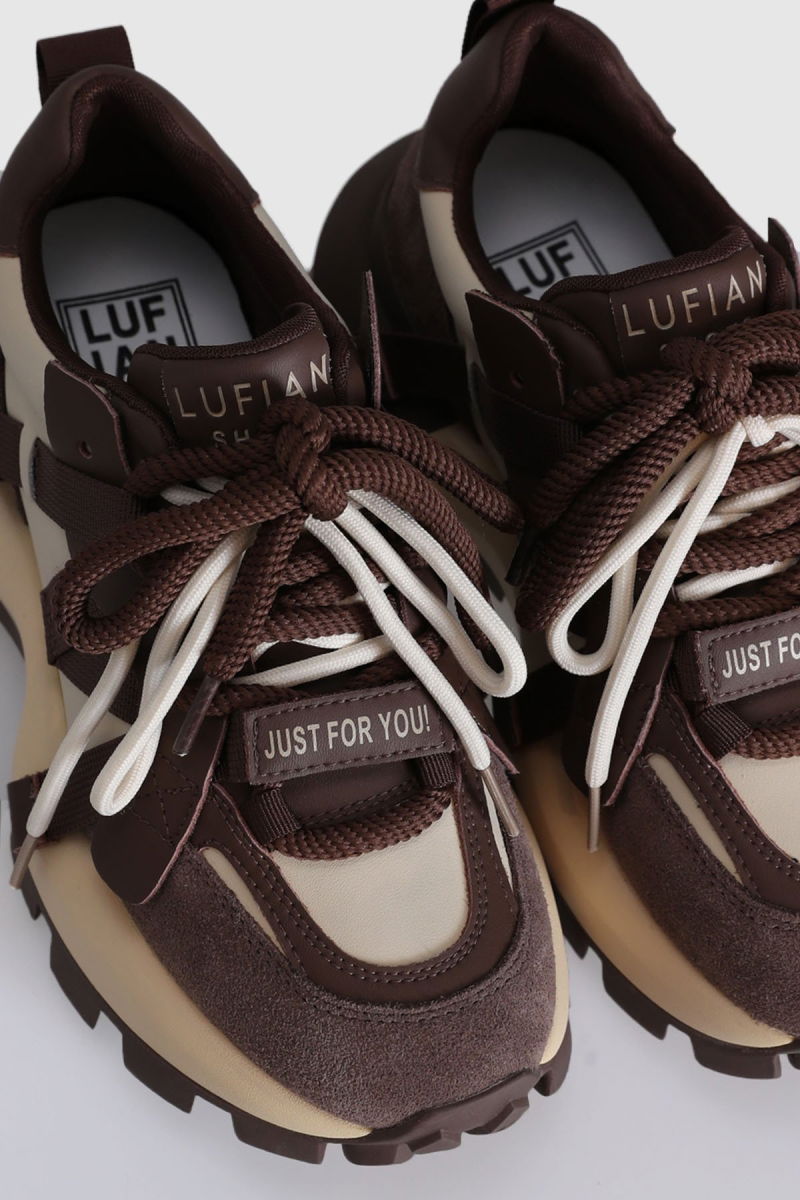Lufian Kadın Yoko Sneaker Ayakkabı 121230049 Kahverengi - 3