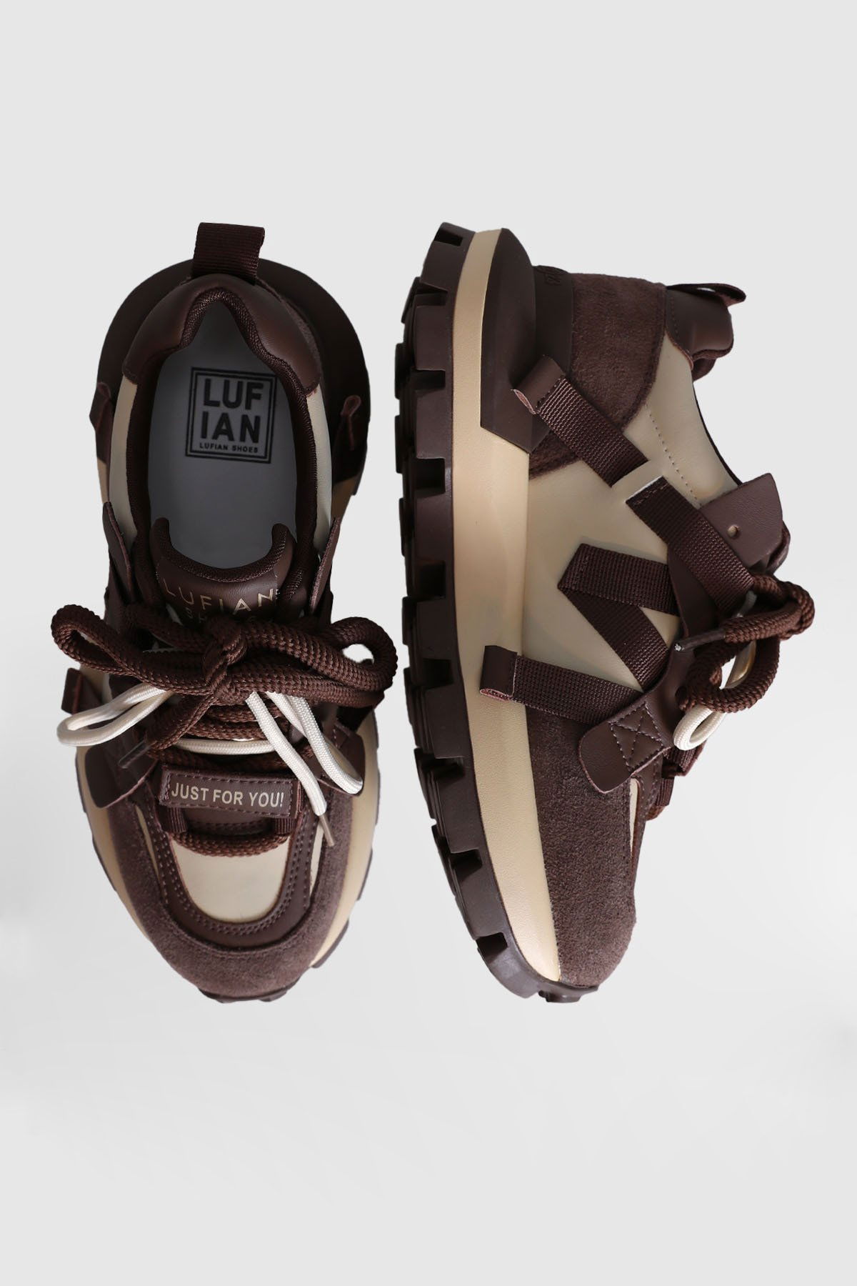 Lufian Kadın Yoko Sneaker Ayakkabı 121230049 Kahverengi - 4