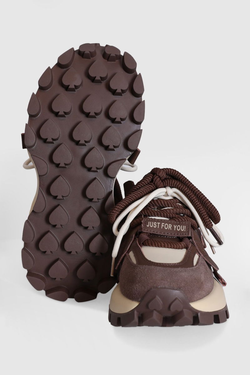 Lufian Kadın Yoko Sneaker Ayakkabı 121230049 Kahverengi - 5