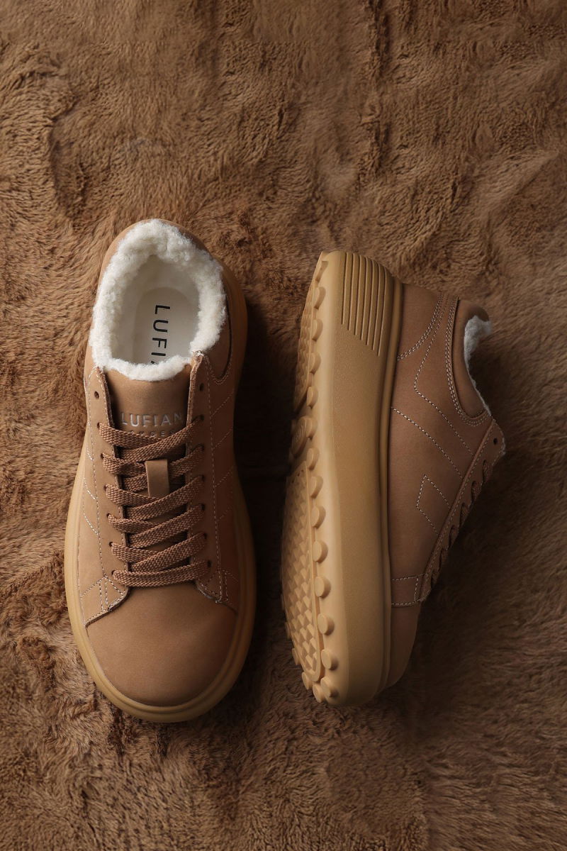 Lufian Kadın Zenya Sneaker Ayakkabı 122230038 Deve Tüyü - Lufian