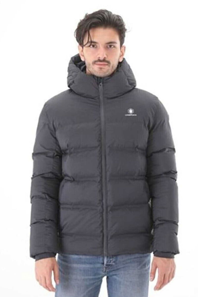 Lumberjack Erkek Nolan Coat Kapüşonlu Mont 6625616 Koyu Gri - 1