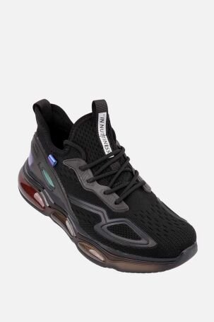Marcomen Erkek Air Taban Deri Sneaker Ayakkabı 17191 Siyah - 2