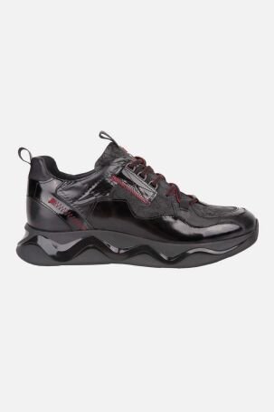Marcomen Erkek Air Taban Deri Sneaker Ayakkabı 6065 Siyah - 1