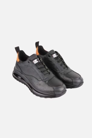 Marcomen Erkek Hakiki Deri Sneaker Ayakkabı 16068 Siyah - 3
