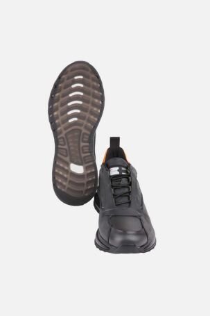 Marcomen Erkek Hakiki Deri Sneaker Ayakkabı 16068 Siyah - 4