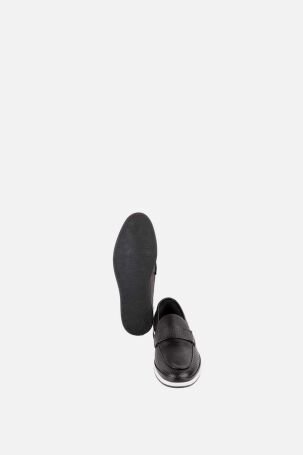 Marcomen Erkek Loafer Deri Ayakkabı 17420 Siyah - 4