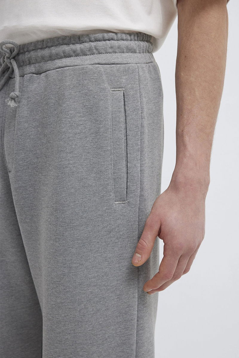 Mavi Erkek Basic Pamuklu Eşofman Altı M0010462 Gri Melanj - 3