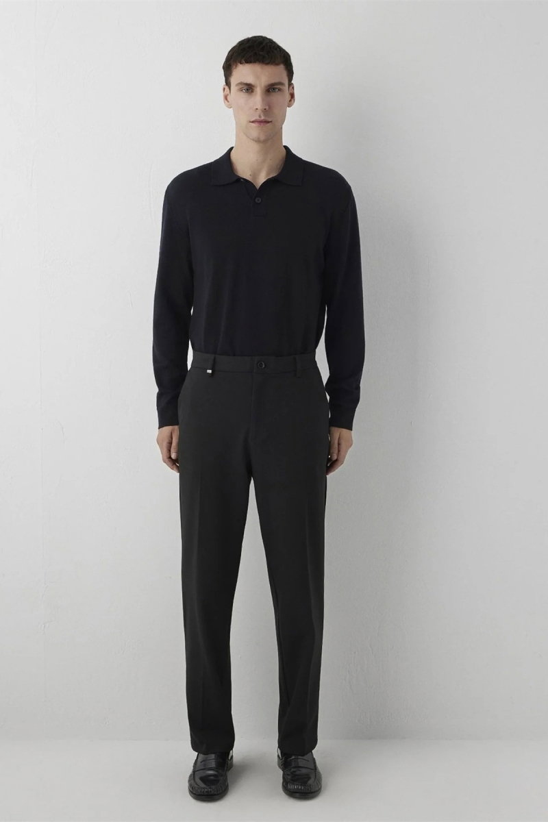 Mavi Erkek Beli Lastikli Pantolon Black - 3