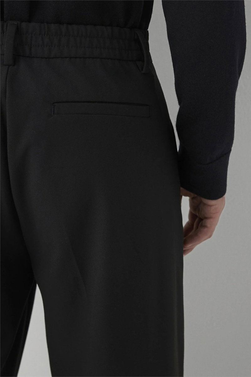 Mavi Erkek Beli Lastikli Pantolon Black - 4