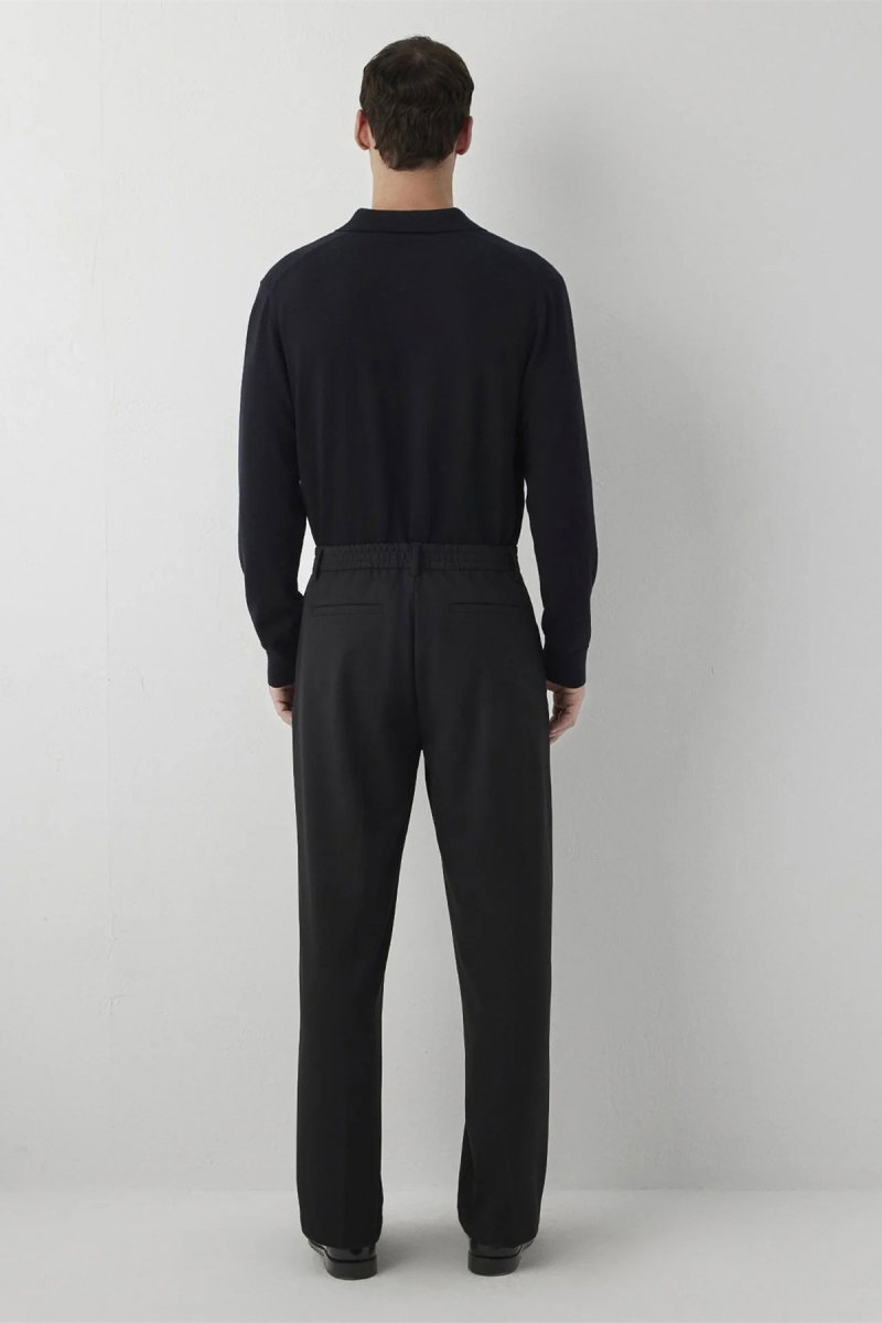 Mavi Erkek Beli Lastikli Pantolon Black - 5