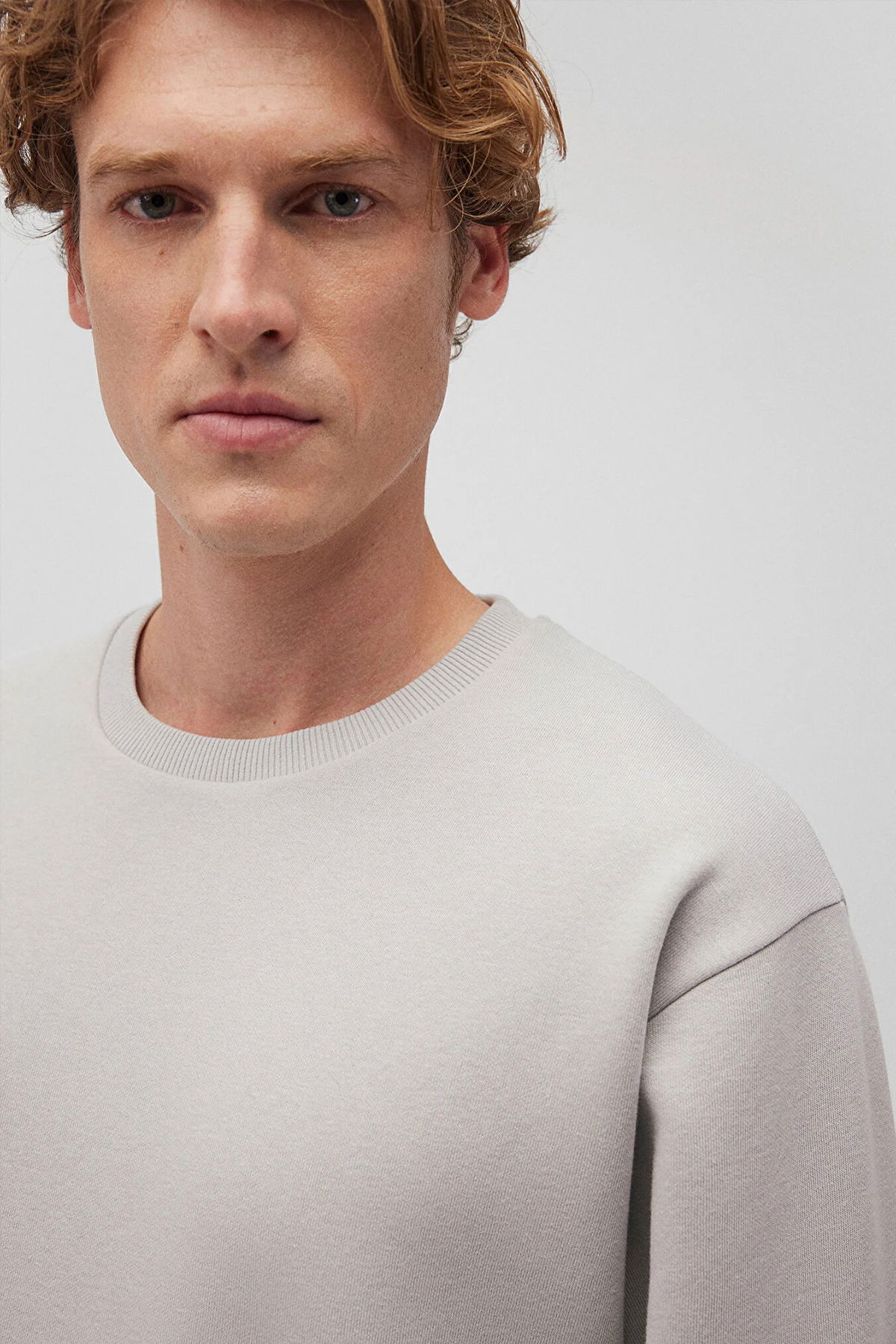 Mavi Erkek Bisiklet Yaka Basic Sweatshirt M0S10276-81582 Gri - 3